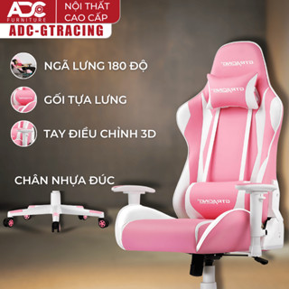 Ghế Game Gaming GT Racing, Ghế Stream Tay Tùy Chỉnh 2D, Da PU Nano 3 Lớp - H2 Decor