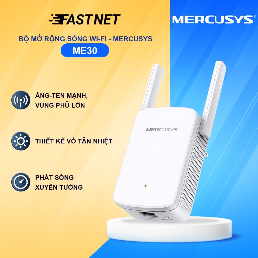 [Hỏa Tốc] Bộ Mở Rộng Sóng Wifi Mercusys ME30 Chuẩn AC1200