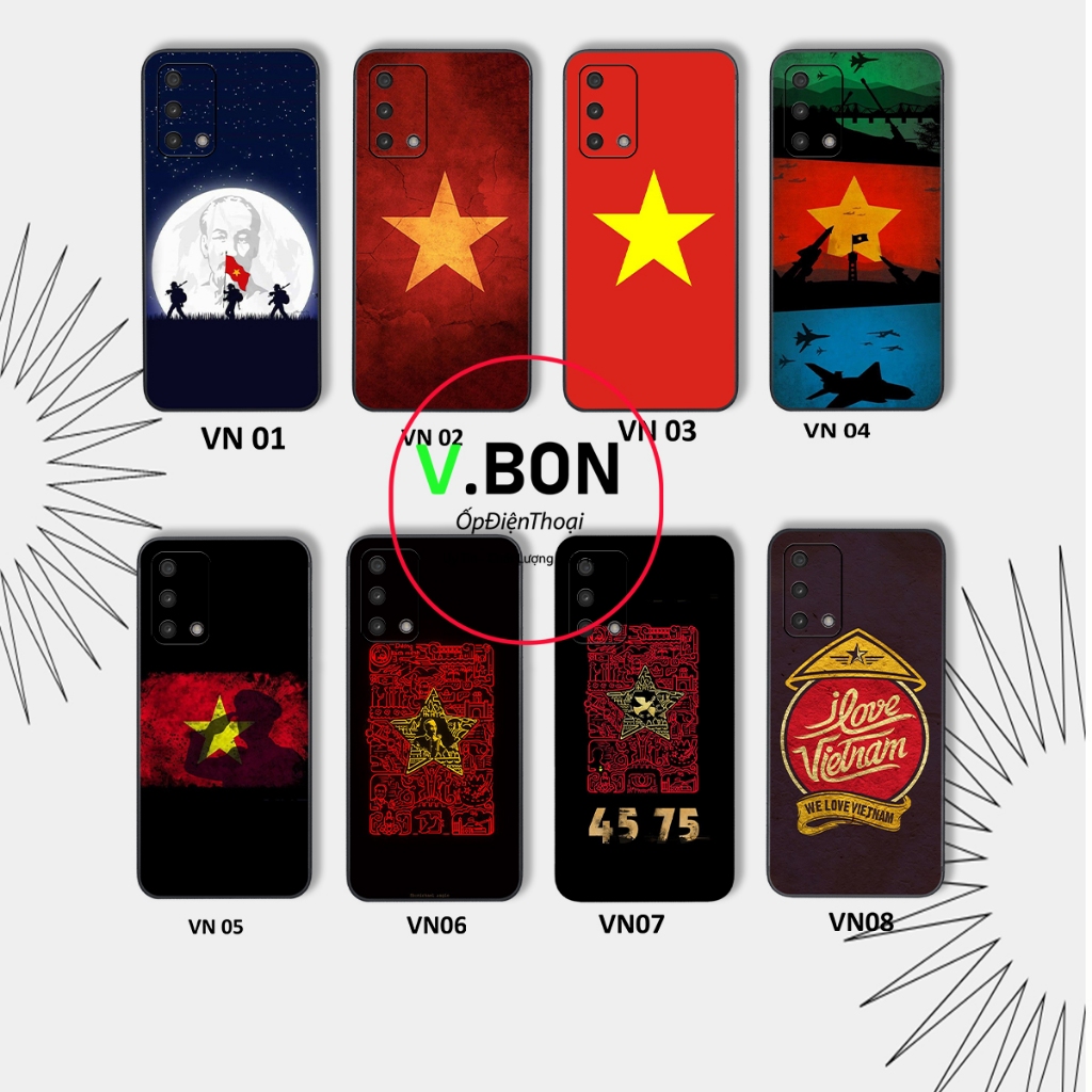 Ốp lưng OPPO A74 4G / A74 5G / A94 / A95 4G / A95 5G In Hình  "Lá Cờ Việt Nam" Đẹp.