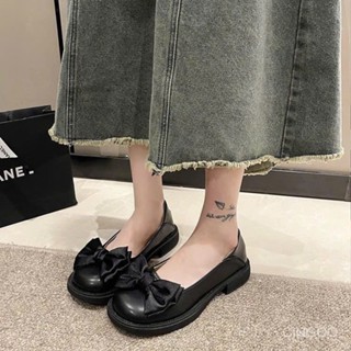 Giaỳ búp bê nữ , giày lolita phối nơ đế mềm êm chân tiểu thư sang chảnh 196