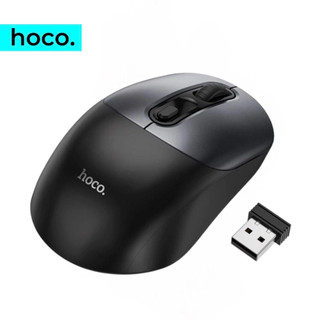 Chuột không dây chính hãng Hoco USB 2.4 Ghz nhỏ gọn siêu nhạy phù hợp với làm việc văn phòng học tập gaming 