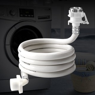 Dây cấp nước máy giặt dài 3m (1 đầu ren - 1 đầu bắt ốc)
