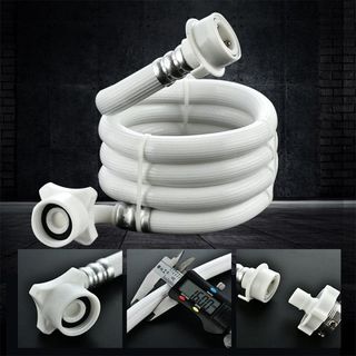 Dây cấp nước máy giặt dài 3m (1 đầu ren - 1 đầu bắt ốc)