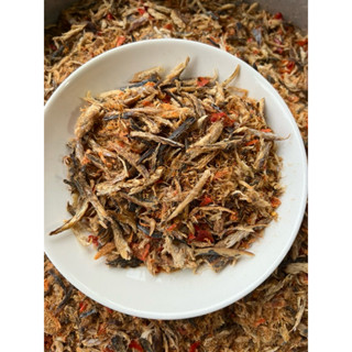 Cá Khô Giã Ớt (ruốc cá nục khô) -Nàng Ban Food hộp 150g
