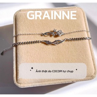 [BẠC KHÔNG RỈ] Vòng tay đôi nam nữ GRAINNE ý nghĩa cho các Couple COCOPI LT039