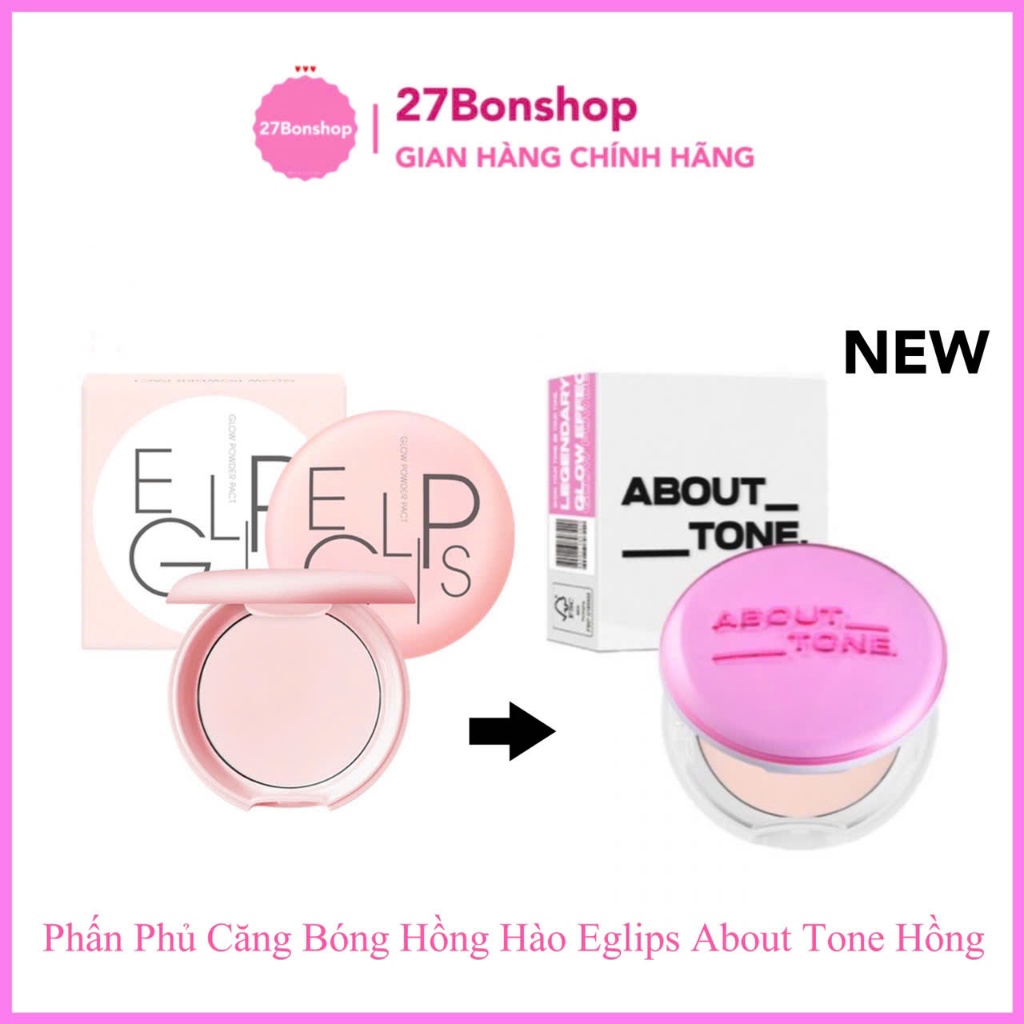 PHẤN PHỦ EGLIPS GLOW POWDER PACT (ABOUT HỒNG)