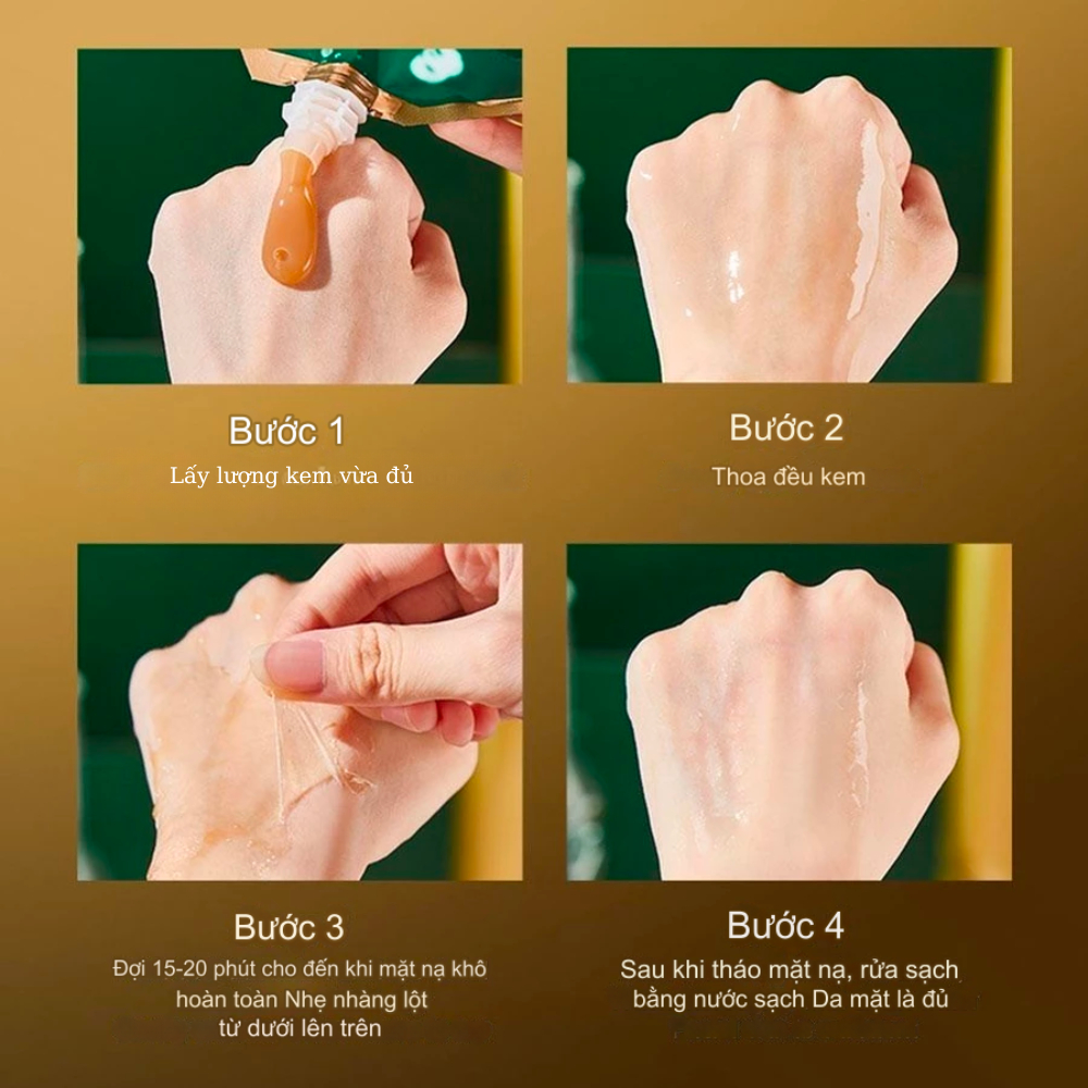 Mặt nạ lột trẻ hóa da TVLV - Mask lột TVLV chống lão hóa, loại bỏ thâm nám, làm mờ nếp nhăn, dưỡng sáng đều màu da