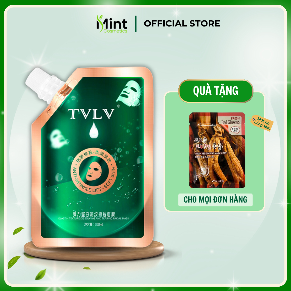 Mặt nạ lột trẻ hóa da TVLV - Mask lột TVLV chống lão hóa, loại bỏ thâm nám, làm mờ nếp nhăn, dưỡng sáng đều màu da