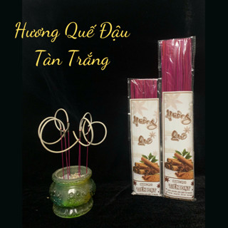 Nhang Sạch Hương Quế Đậu Tàn Trắng Tài Lộc Tiến Đạt túi 100 nén