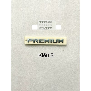 LOGO CHỮ PREMIUM CAO CẤP DÁN XE