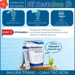 HẾT TÁO BÓN  VỚI ELIHESTABON (Nguyên liệu nhập khẩu Mỹ)