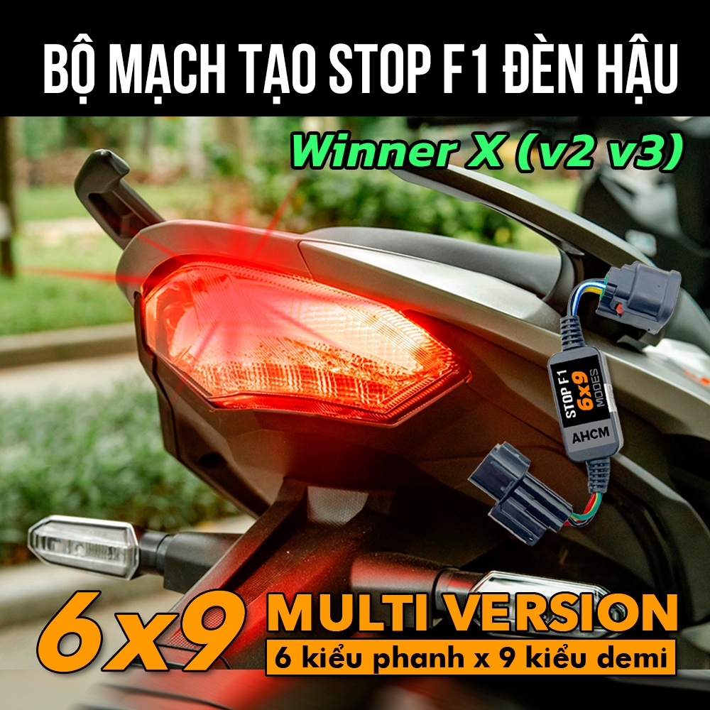RSX 150 - Winner X - Bộ mạch sẵn giắc zin tạo chớp stop F1 nhiều kiểu + 1 zin - RSX 150 in Malaysia,