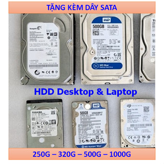 Ổ cứng HDD Máy bàn Laptop 320G 500G tình trạng tốt (Good)