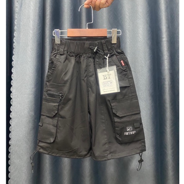 Quần sooc kaki bé trai 15-46kg, quần short bé trai túi hộp xịn đẹp