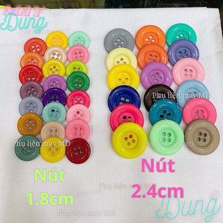 Nút 4 lỗ trơn combo bịch 120 nút