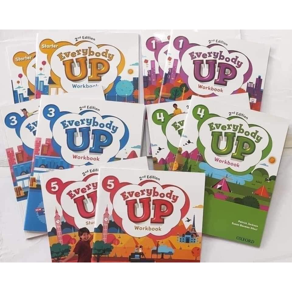 Sách -  Everybody Up bản 2nd Edition - trọn bộ 2 cuốn (WB + SB)