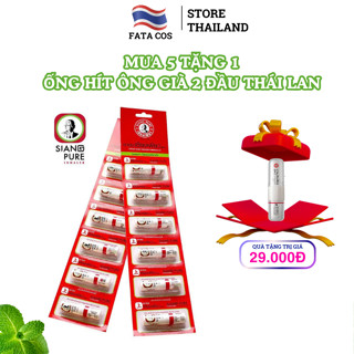 Ống hít thông mũi Siang Pure Inhaler 2 đầu Thái Lan, ống hít thông mũi Fata Co's