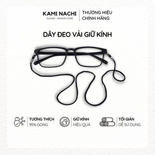 Dây đeo giữ chống trượt, chống rơi cho mắt kính chất liệu dây vải KAMI NACHI