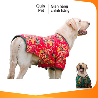 Quin pet Áo dài cho thú cưng chất liệu trần bông, áo dài cho chó to Áo mùa đông cho thú cưng