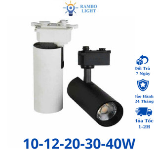  Đèn rọi ray đèn rọi ống bơ Cob công suất 10w,12w 20w 30w trang trí shop bảo hành 1 năm 