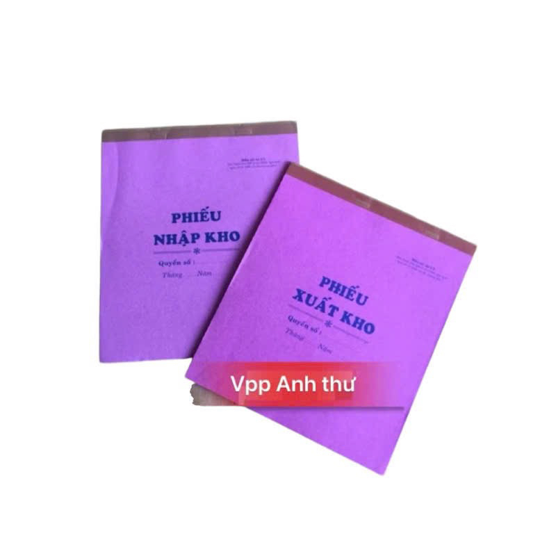 PHIẾU NHẬP KHO - PHIẾU XUẤT KHO 1 LIÊN MỎNG