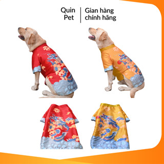 Quin pet Áo dài cho chó to cao cấp, Áo dài cho chó lớn, Áo dài cho thú cưng