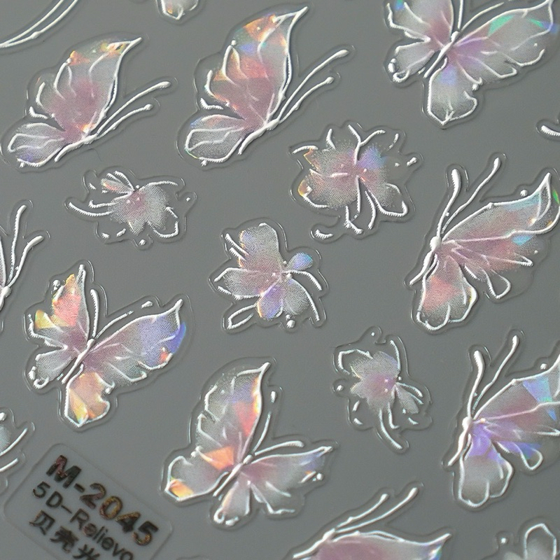 sticker nổi 5D dán trang trí móng M-2045