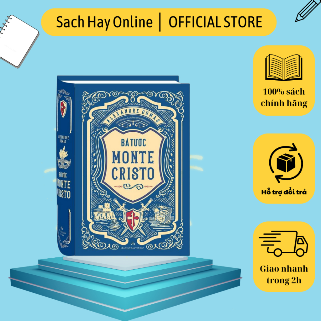 Sách - Bá tước Monte Cristo (bìa cứng)