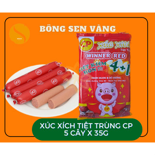 [siêu tiết kiệm] Thùng 100 cây Xúc xích tiệt trùng CP, gói 5 cây x 35gr (20 gói)
