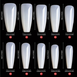 Túi 500 móng up Form thang dài đủ size-ĐỒ NAIL VIỆT