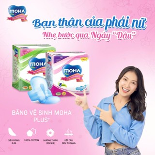  Quà đơn từ 80k Combo 2 gói băng vệ sinh cao cấp MOHA 
