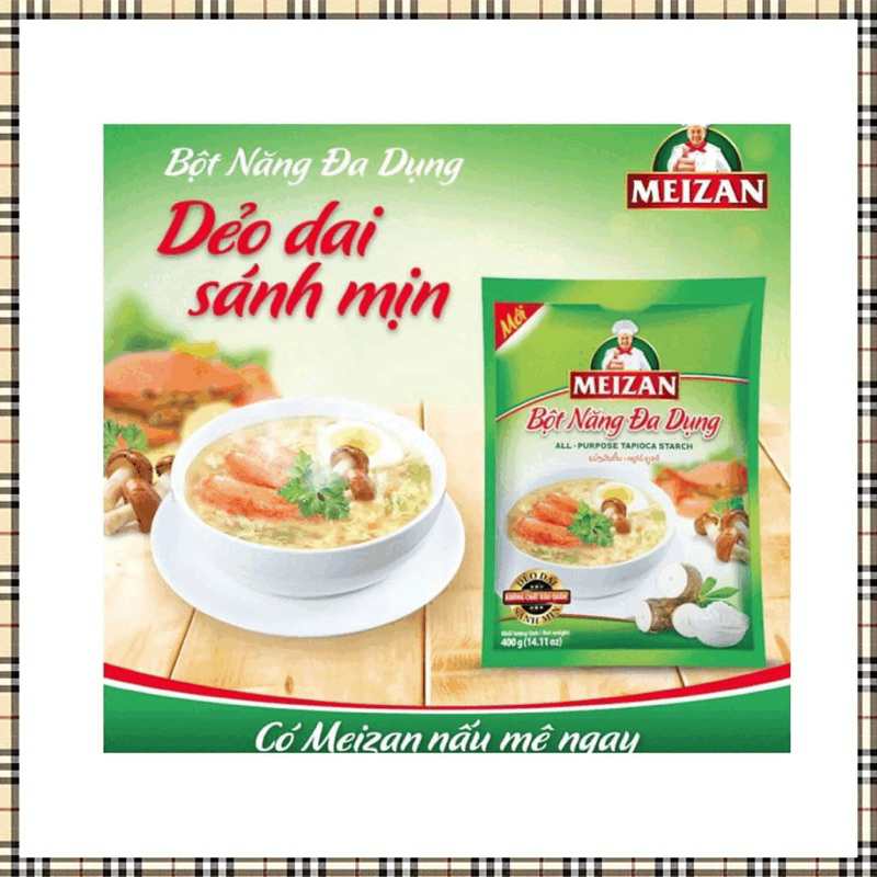 Bột năng đa dụng cao cấp Meizan 400g - Hàng chính hãng - Date mới nhất