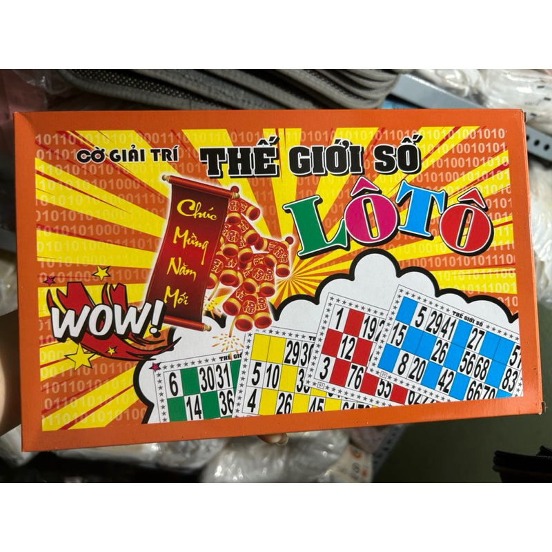 Bộ Cờ Lô Tô Giấy - Cờ Giải Trí Lô Tô 90 Số (Hộp)