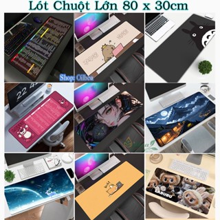 Lót chuột, bàn di chuột game cỡ lớn 30cm x 80cm với nhiều mẫu tự chọn