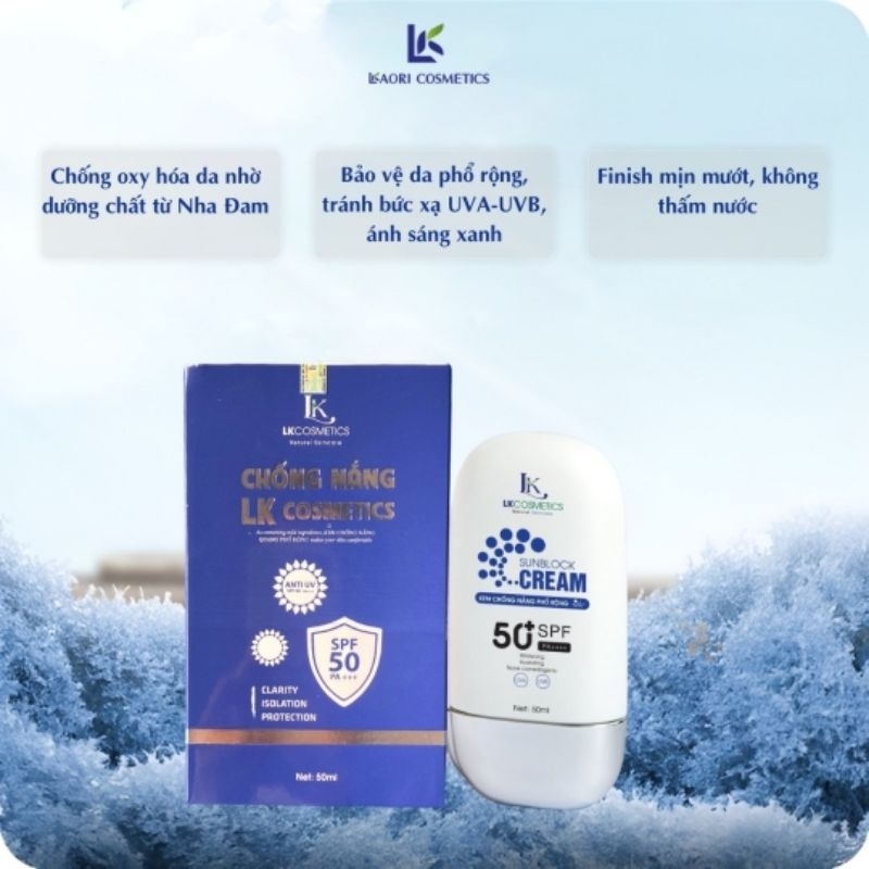 kem chống nắng ánh sáng xanh L'KAORI