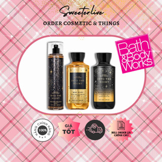 INTO THE NIGHT (Bill USA) - Bộ Xịt thơm toàn thân BATH & BODY WORKS