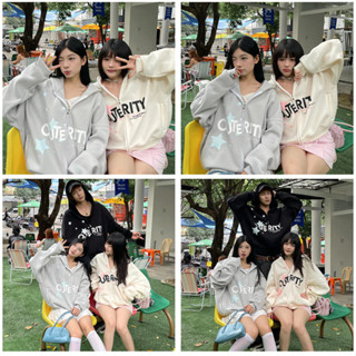 Hoodie Zip local brand Outerity in Blink Star, Hoodie ngôi sao nỉ bông cao cấp 2 lớp cotton