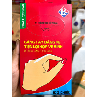 Hộp 100 chiếc găng tay nilong