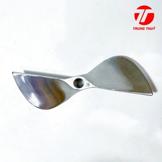 Chân vịt 2 cánh INOC 1T9 - Cốt thẳng 2 cánh -  lỗ ren 14mm - chân vịt chạy thuyền, chạy xuồng