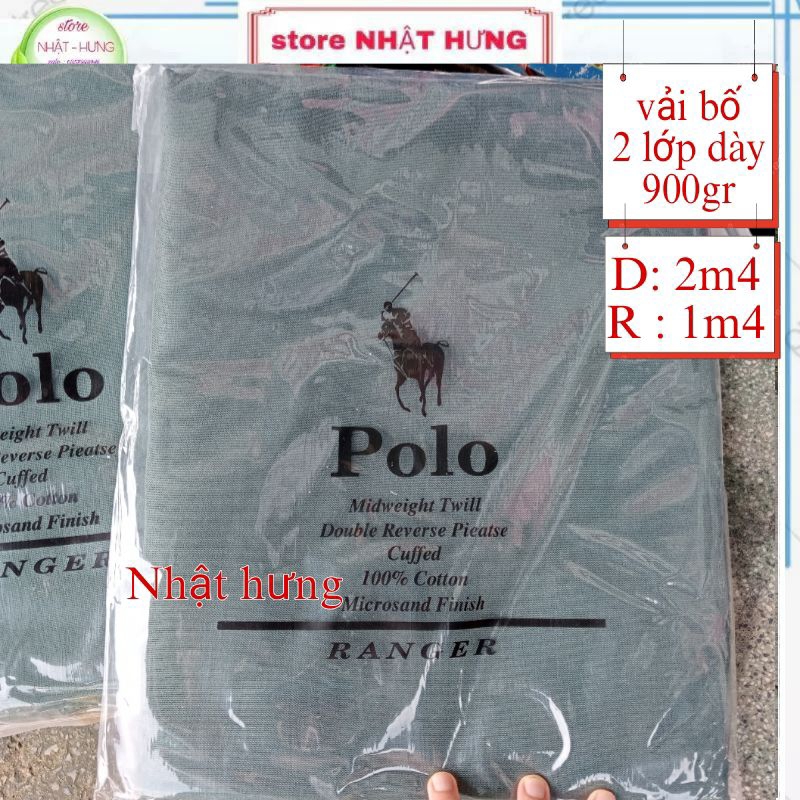 Võng Dù POLO, KT (2m4x1m4) Vải Bố 2 Lớp Dày Cao Cấp Nặng 900gr - Võng Dù Tốt