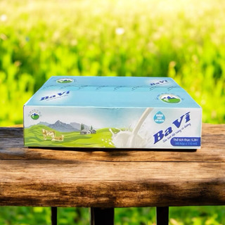  Thùng Sữa tươi tiệt trùng Ba Vì Có đường ít đường 110ml 