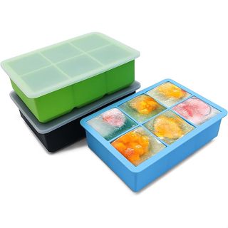 Khay trữ đông silicon, khay làm đá có nắp đậy