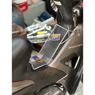 Baga Wave lưới Xiken Inox Sáng Bóng gắn xe máy Wave 2012-2025