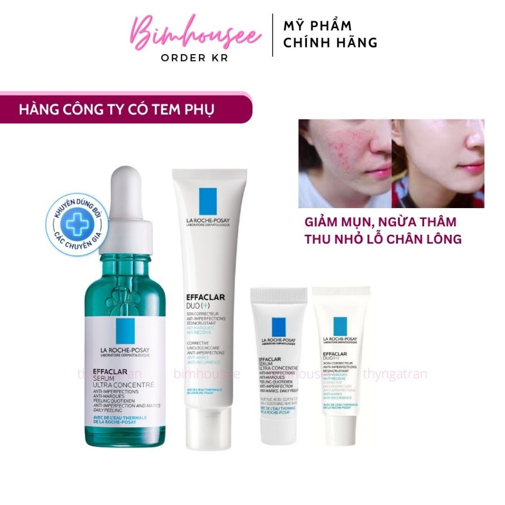 Tinh chất giảm mụn mờ thâm Kem Duo+ La Roche Posay Effaclar Serum Ultra Concentre 3ml minisize | BigBuy360 - bigbuy360.vn