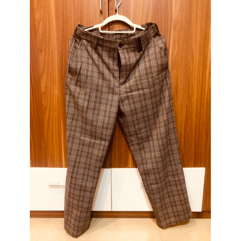 quần caro Grimm DC size L pleaded pants