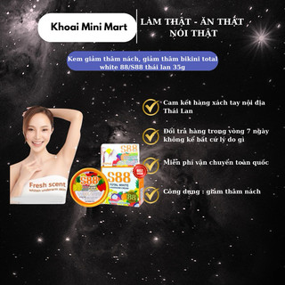 Kem giảm thâm nách, giảm thâm bikini total white 88/S88 thái lan 35g