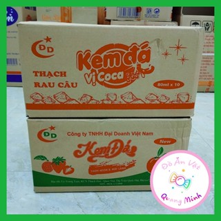 Bán Sỉ cả thùng Kem đá nước ngọt hương hoa quả và Cola 12 bịch 10 gói 80ml mát lạnh hấp dẫn, đồ ăn vặt mùa hè hot nhất