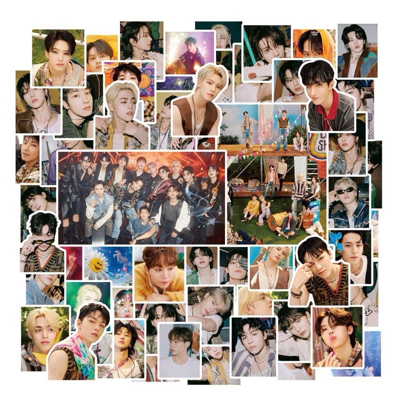 Set 50 hình dán trang trí SEVENTEEN (giao ngẫu nhiên)