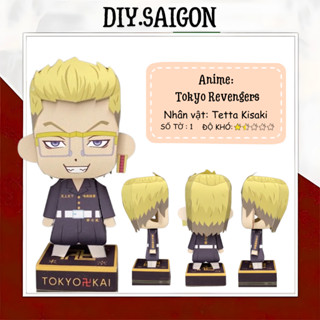 [Tokyo Revengers] - Mô hình giấy Anime Tetta Kisaki