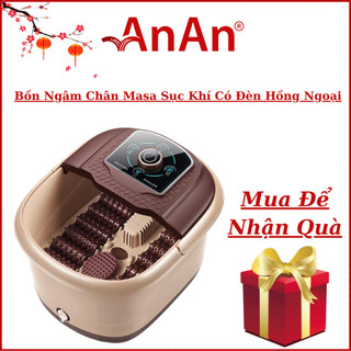 Bồn Ngâm Chân Massage Sục Khí Có Con Lăn | Masa Đôi Bàn Chân Có Đèn Hồng Ngoại Máy Ngâm Chân.